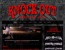 Tablet Screenshot of knockout-festival.de